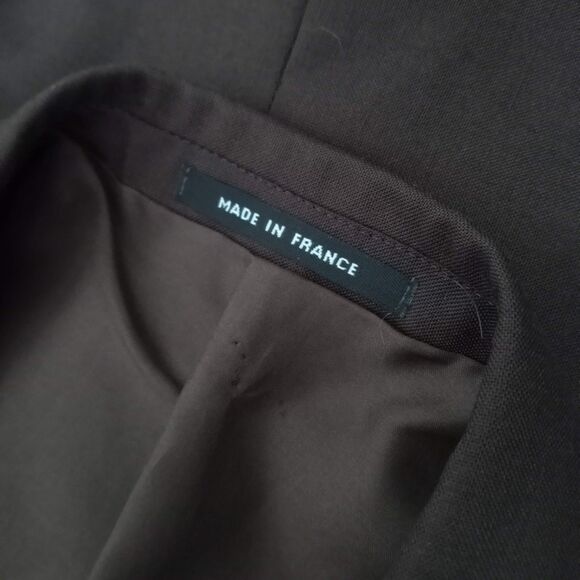 Vintage CARVEN Pilot Jacket Brown Gold Stripes SAUDIA Wool Blazer Chest 40" - Picture 5 of 8